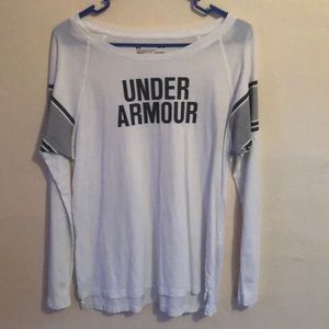 White UA long sleeve